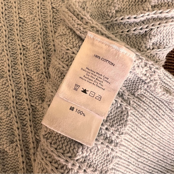 ⬇️Eddie Bauer Women’s Button Cardigan Sweater Size L Color Grey 💯% Cotton - Picture 10 of 12